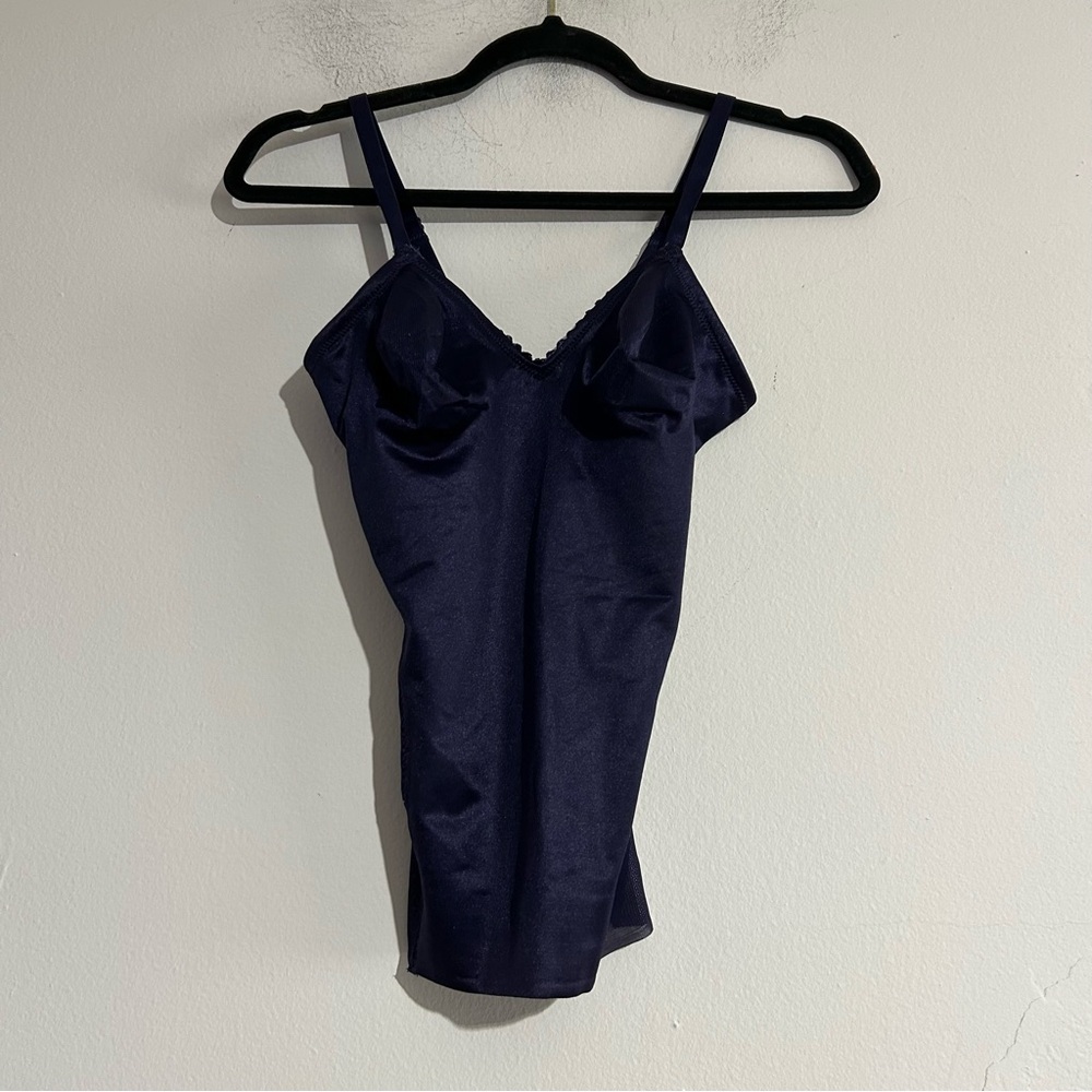 Ruby Ribbon Purple Side Mesh Cami Camisole Shaping Stretch Size 36